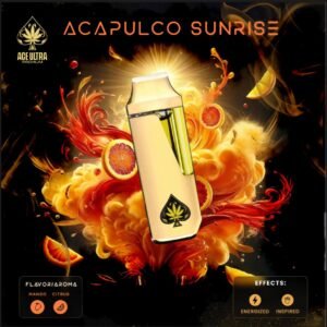 Acapulco Sunrise – Ace Ultra Premium Disposable Vape 2g, Ace Ultra Premium disposable vape, Acapulco Sunrise vape, Ace Ultra Premium Acapulco Sunrise, 2g disposable vape, Sativa disposable vape, Premium disposable vape 2g, Rechargeable disposable vape, Ace Ultra Premium vape review, Best Sativa vape 2025, How to use Ace Ultra Premium vape, Disposable vape with USB-C charging, Where to buy Acapulco Sunrise Ace Ultra Premium, Benefits of Sativa disposable vapes, Acapulco Sunrise vape effects and benefits, Ace Ultra Premium 2g vs 4g disposable vape, Authentic Ace Ultra Premium disposable vape, How long does a 2g disposable vape last, acapulco gold strain, daytime vape strain, energizing vape pen,