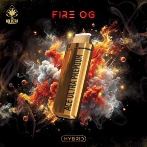 Fire OG – Ace Ultra Premium 2g Disposable Vape, Fire OG Disposable Vape, Fire OG Ace Ultra Premium 2g, Fire OG indica vape effects, Fire OG vape for sleep, Best indica disposable vape 2025, Strongest Ace Ultra Premium strain, 2g disposable vape for nighttime, Lab-tested Fire OG vape, Indica vape for pain and anxiety, Fire OG flavor profile vape, Kush-flavored vape, Heavy-hitter disposable, USB-C rechargeable vape, Ceramic coil disposable vape, Pure oil vape pen, Clog-resistant vape device, ace ultra premium price